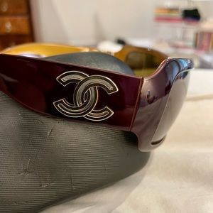 Vintage Chanel sunglasses in with case